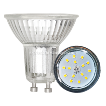 LED dimmable GU10 7W spotlights 38° GLASS SMD
